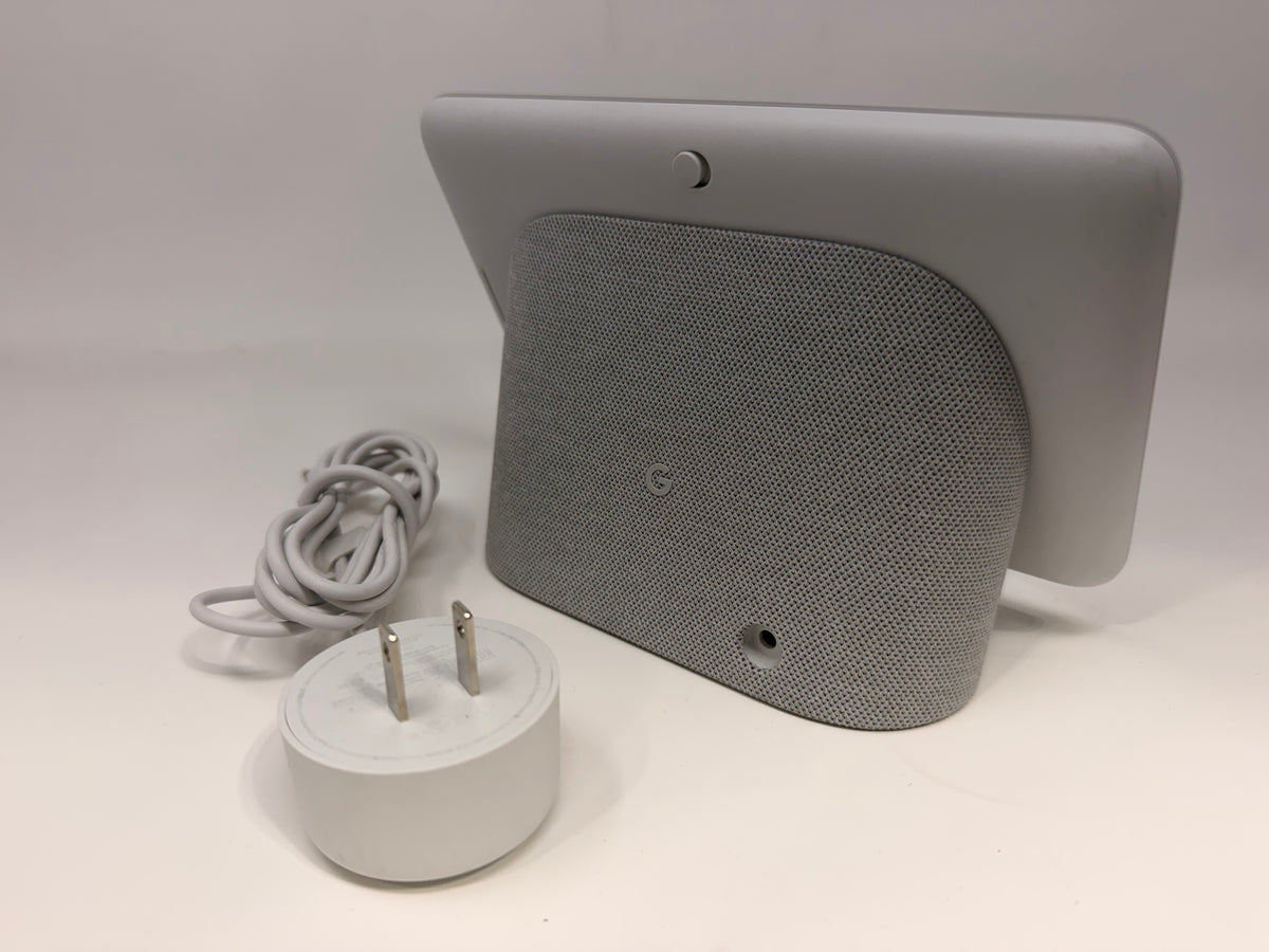 Google Nest Hub 2nd Gen, fabric back and power port